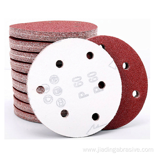 wholesale sandpaper disc 125mm sanding disks 6 holes
